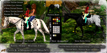 @CTM@ Petite Mesh Riding Horse (Western Firefly)
