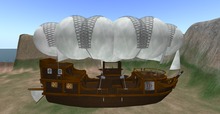 Flying Fantasy Airship