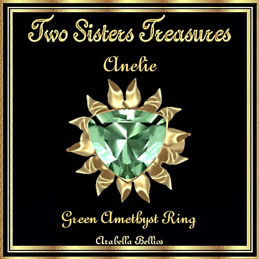 TST - ANELIE GREEN AMETHYST RING YG