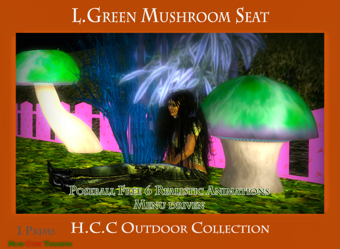 H.C.C Mushroom Multisit L.Green (box)