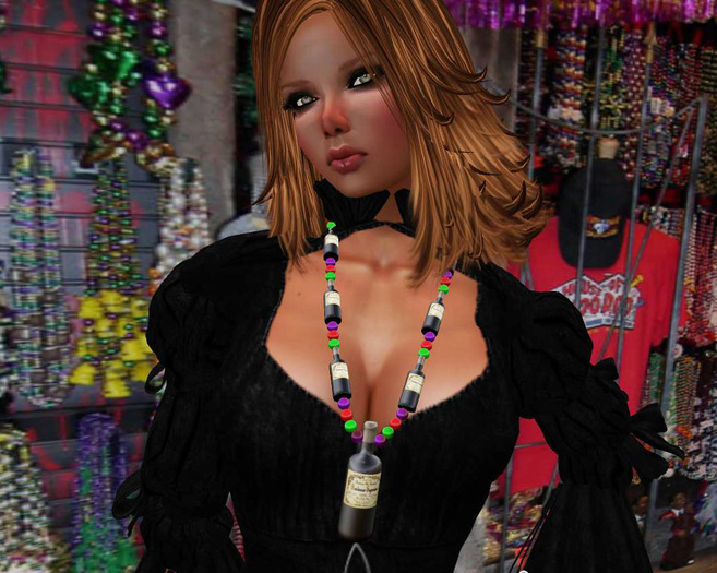Mardi Gras Wine Beads