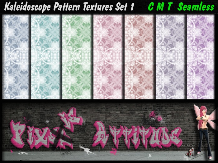 Kaleidoscope Textures Set 1 
