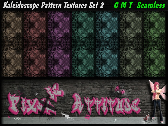 Kaleidoscope Textures Set 2