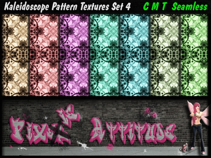Kaleidoscope Textures Set 4