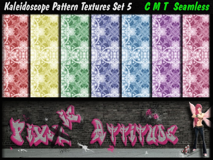 Kaleidoscope Textures Set 5