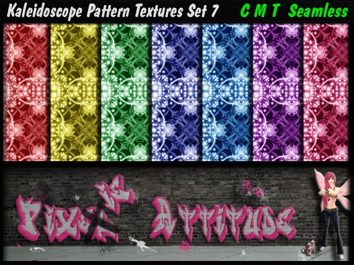 Kaleidoscope Textures Set 7