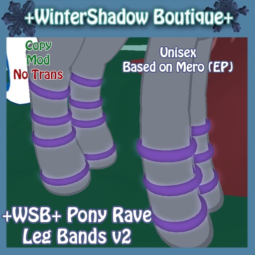 +WSB+ Pony Rave Leg Bands V2 (BOXED)