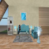 BINARY FAIRY~ SCROLLWORK LIVINGROOM SET