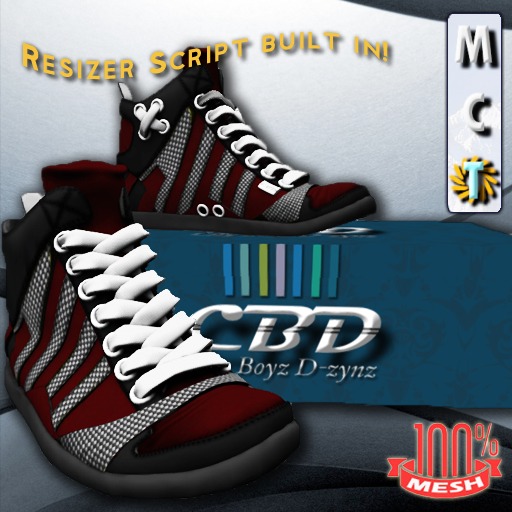 CBD - Red & White Sneakers