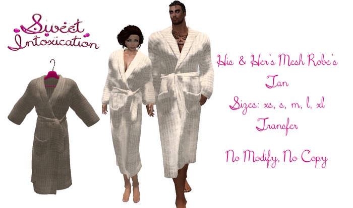 ::Sweet Intoxication:: His & Her Bathrobe - Tan