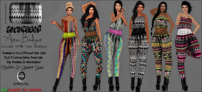 + [ l u x ] Aztec Bodysuit. ( Candy )