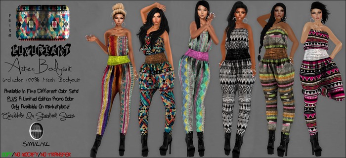 + [ l u x ] Aztec Bodysuit. ( Candy )