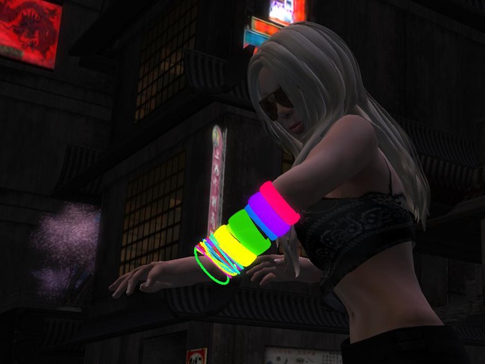 *Tweedle Twins* Color Changing Neon Bangles