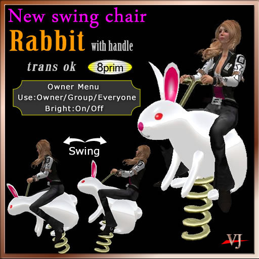 *Swing chair Rabbit WH