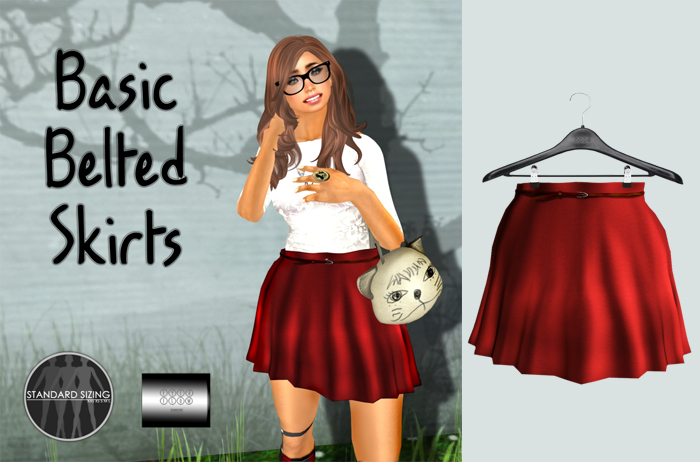 Basic Skirt "Crimson" (mesh) - even.flow