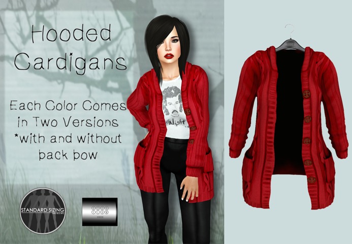 Hooded Cardigan "maroon" (mesh) - even.flow