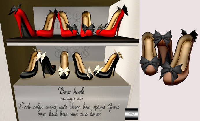 Bow Heels "Toast" (mesh) - even.flow