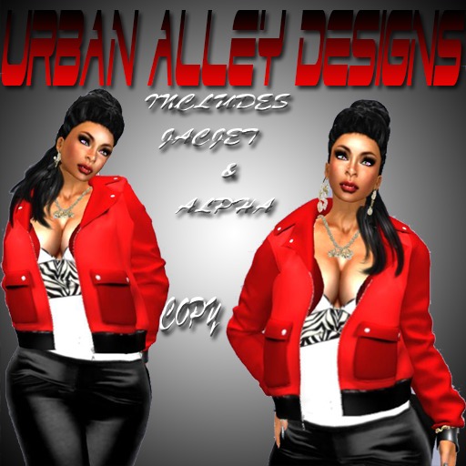 UAD Female Biker Jacket Red (Bagged)