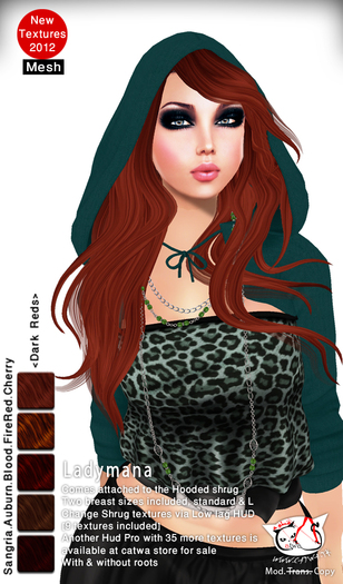 ^;^CaTwA^;^ Mesh Ladymana/Dark Reds
