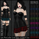 :::Sn@tch Mesh Lydia Corset Dress-All Colors (Med):::