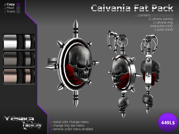 ..:: Yesika Factory ::.. Calvania - Fat Pack (Box)