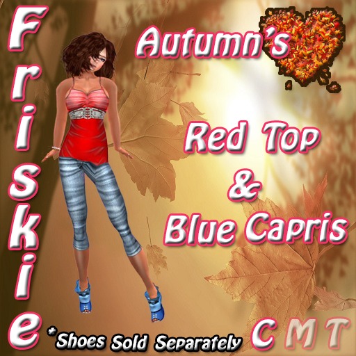 *AH* Friskie (Blue Capris W/Red Top)