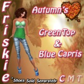*AH* Friskie (Blue Capris W/Green Top)