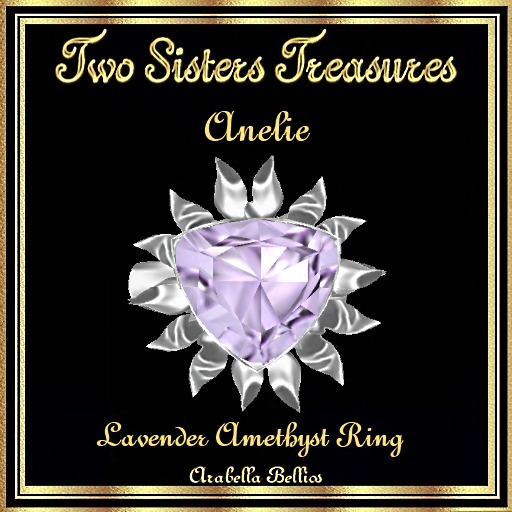 TST - ANELIE LAVENDER AMETHYST RING SILVER