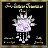 TST - ANELIE LAVENDER AMETHYST BELLY JEWELRY SILVER