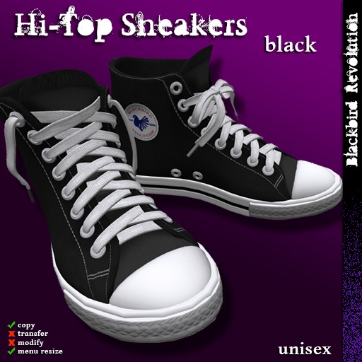 BR* -  HiTop Sneakers black