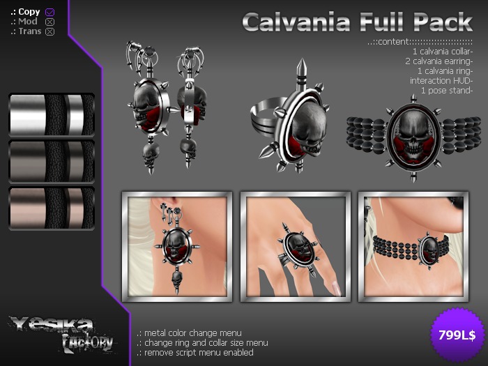 ..:: Yesika Factory ::.. Calvania - Full Pack (Box) v2