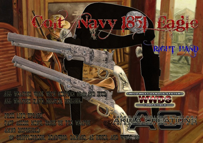 Colt Navy 1851 Eagle - Right