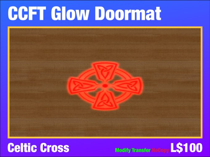 [CCFT] Glow Doormat - Celtic Cross