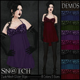 :::Sn@tch Mesh Glitter Slip/Darks (DEMOS):::