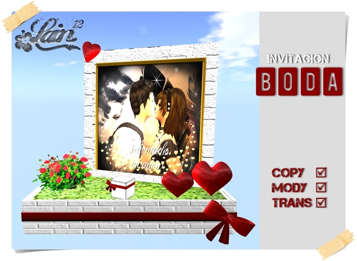 :::::*  INVITACION  *:::::Boda * -L.E-