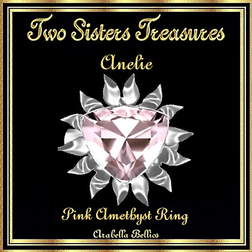 TST - ANELIE PINK AMETHYST RING SILVER