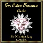 TST - ANELIE PINK AMETHYST RING SILVER
