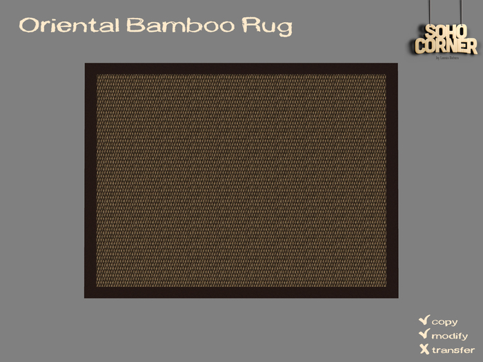 Oriental Bamboo Rug