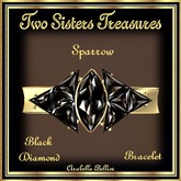 TST - SPARROW BLACK DIAMOND BRACELET YG