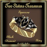 TST - SPARROW BLACK DIAMOND RING YG