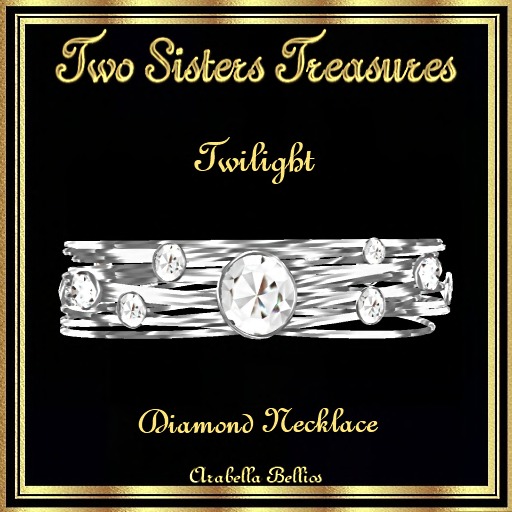 TST - TWILIGHT DIAMOND NECKLACE SILVER