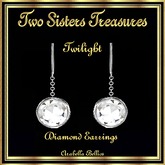 TST - TWILIGHT DIAMOND EARRINGS SILVER