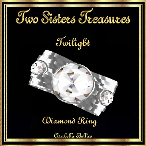 TST - TWILIGHT DIAMOND RING SILVER