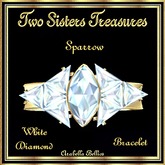 TST - SPARROW WHITE DIAMOND BRACELET YG