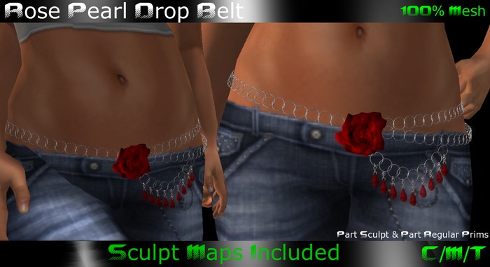 EVO - Rose Pearl Drop Belt Boxed