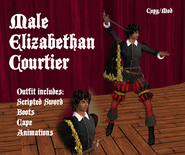 Elizabethan Male Courtier - Final BOXED