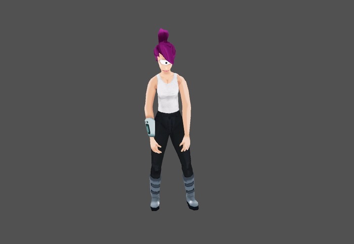 ARM - A Rigged Mesh - Leela!