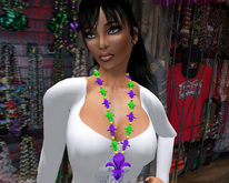 Fleur De Lis Mardi Gras Beads