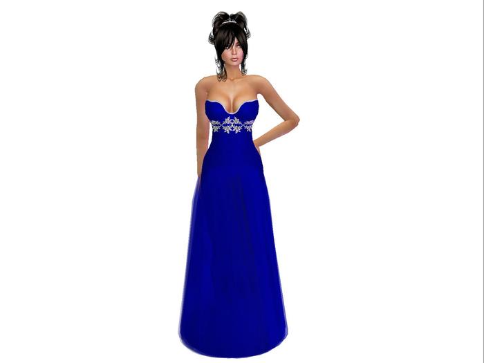 Zennya's Closet Lacey Blue Gown