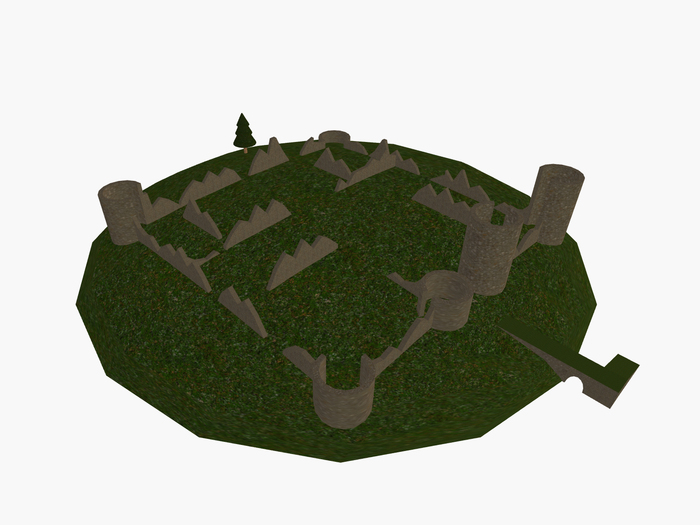 Railway Accessory Pack - Castle Ruins